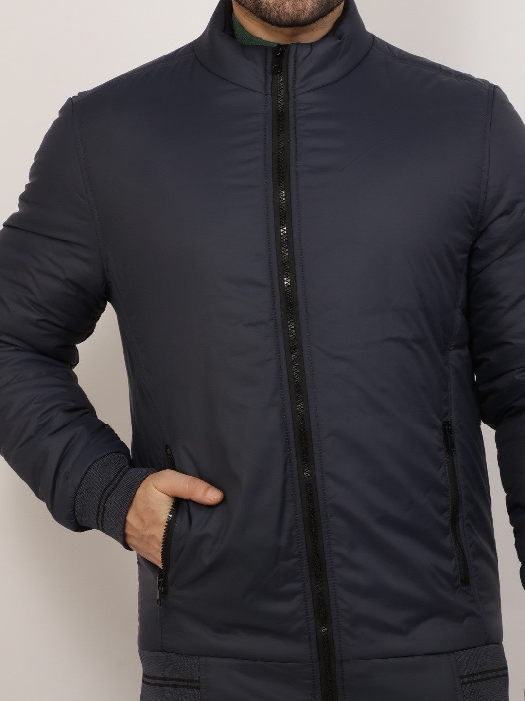 Graphite Solid Full Zip Jacket