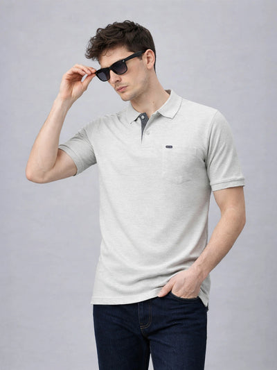 505 Cult Ecru Melange Polo T-Shirt