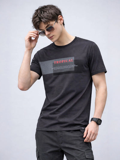 Dark Grey Crew T-Shirt
